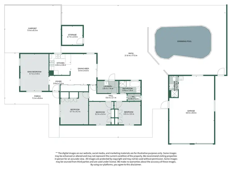 Floorplan of Homely house listing, 1 Slater Road, Cable Beach WA 6726