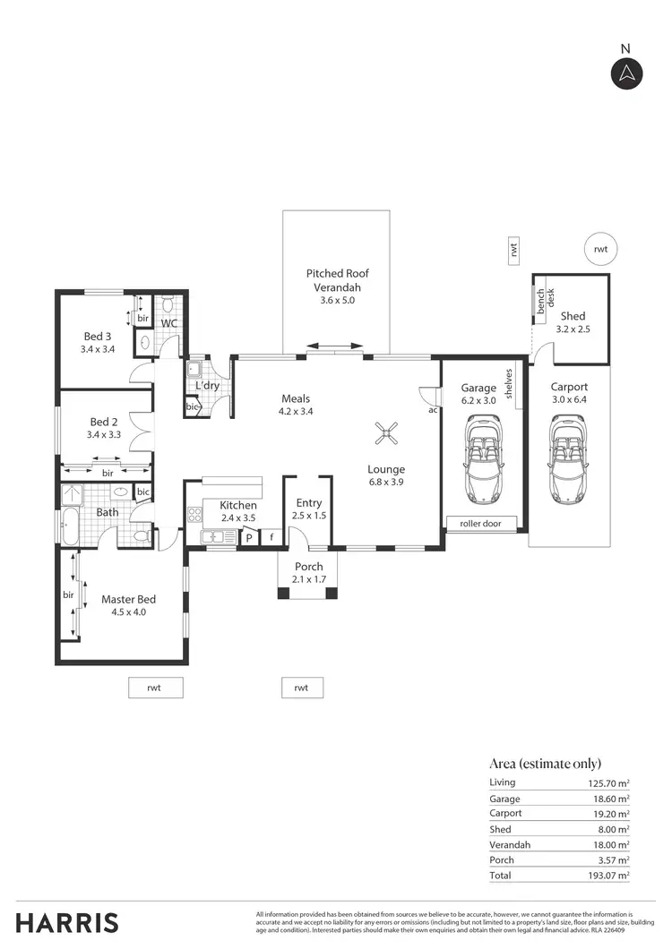 Floorplan of Homely house listing, 79A Bells Road, Glengowrie SA 5044