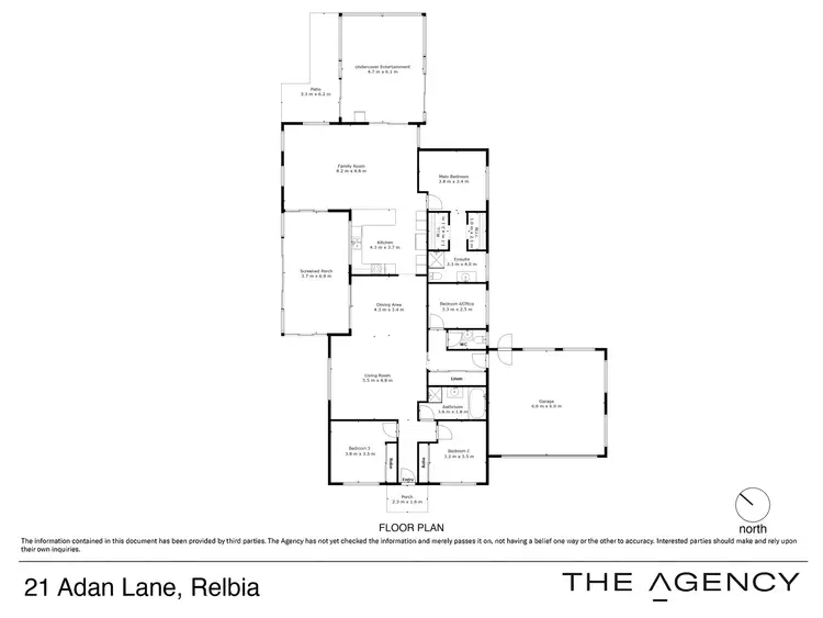 Floorplan of Homely house listing, 21 Adan Lane, Relbia TAS 7258