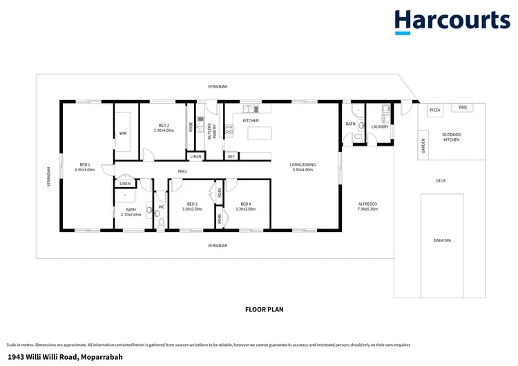 Floorplan of Homely rural property listing, 1943 Willi Willi Road, Moparrabah NSW 2440