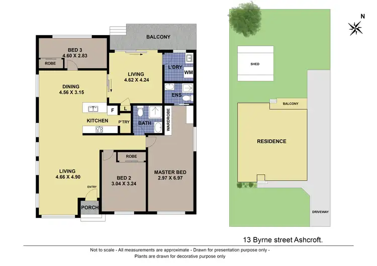 Floorplan of Homely house listing, 13 Byrne Street, Ashcroft NSW 2168