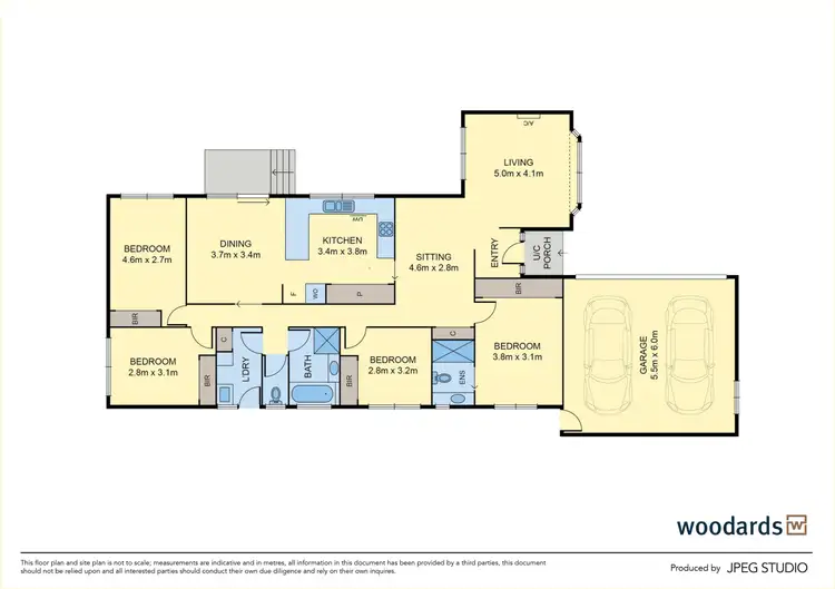 Floorplan of Homely house listing, 3 Pleasant View Court, Gisborne VIC 3437