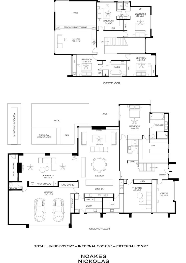 Floorplan of Homely house listing, 6 Bond Street, Somerton Park SA 5044