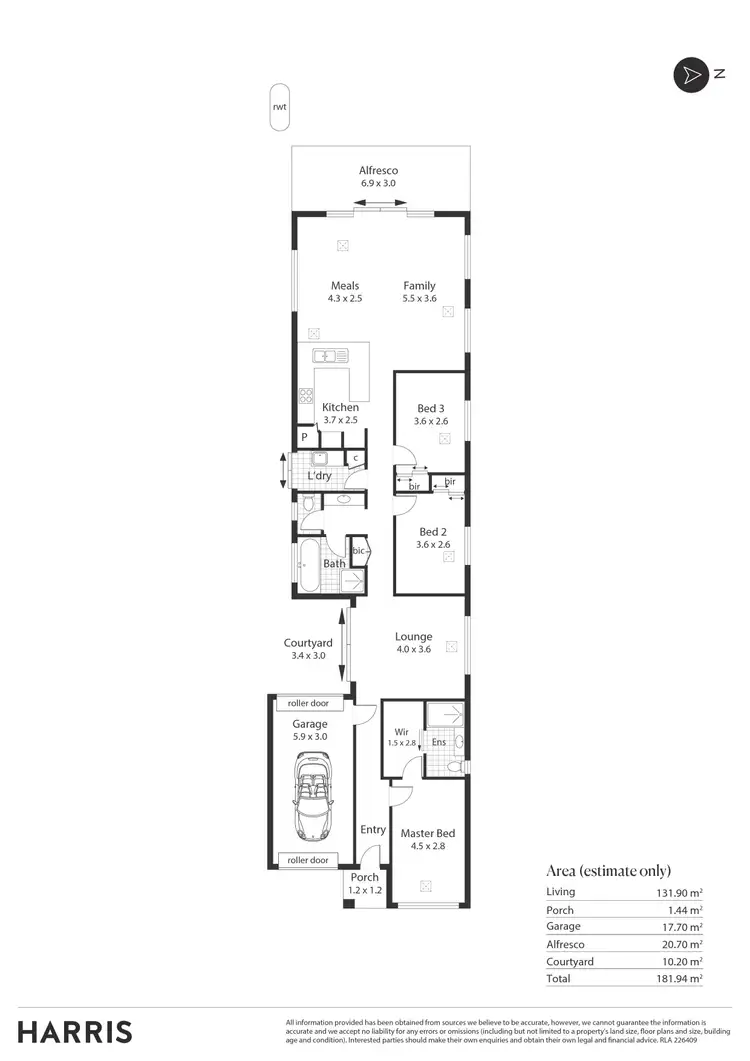 Floorplan of Homely house listing, 3 Lister Crescent, Woodville South SA 5011
