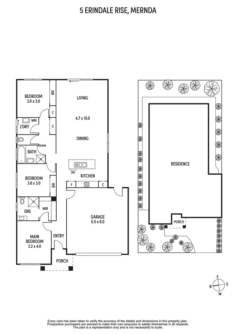 Floorplan of Homely house listing, 5 Erindale Rise, Mernda VIC 3754