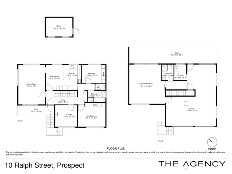 Floorplan of Homely house listing, 10 Ralph Street, Prospect TAS 7250