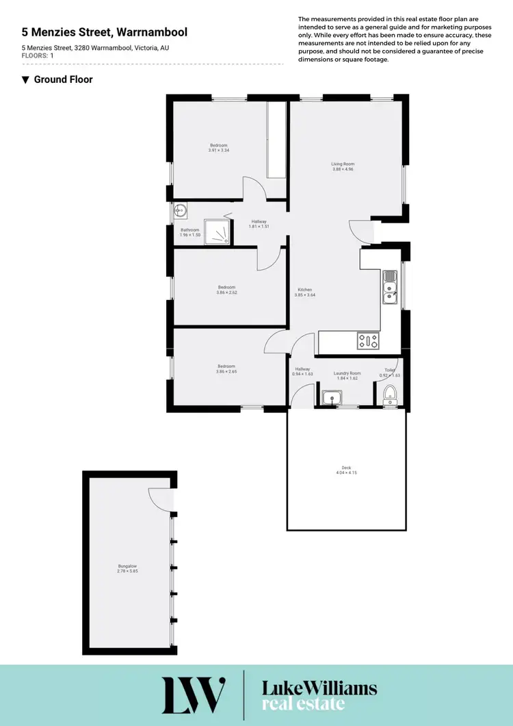 Floorplan of Homely house listing, 5 Menzies Street, Warrnambool VIC 3280