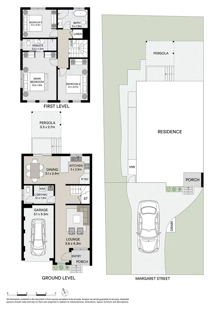 Floorplan of Homely semi-detached listing, 24 Margaret Street, Kogarah NSW 2217