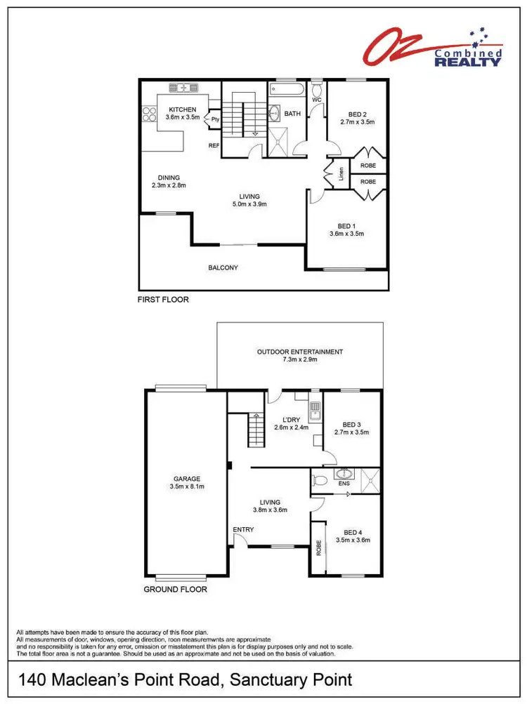 Floorplan of Homely house listing, 140 Macleans Point Road, Sanctuary Point NSW 2540