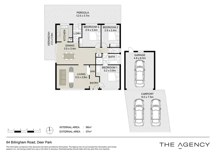 Floorplan of Homely house listing, 64 Billingham Road, Deer Park VIC 3023