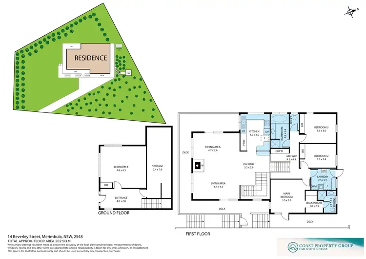 Floorplan of Homely house listing, 14 Beverley Street, Merimbula NSW 2548