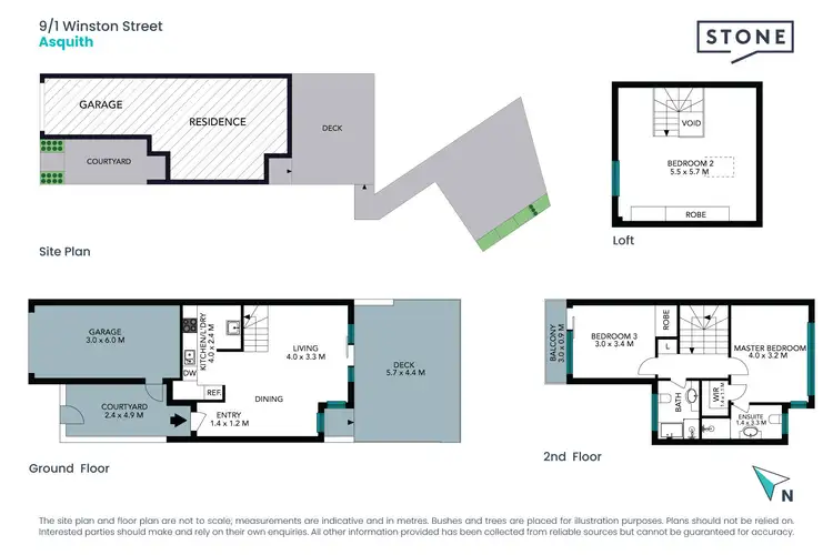 Floorplan of Homely townhouse listing, 9/1 Winston Street, Asquith NSW 2077