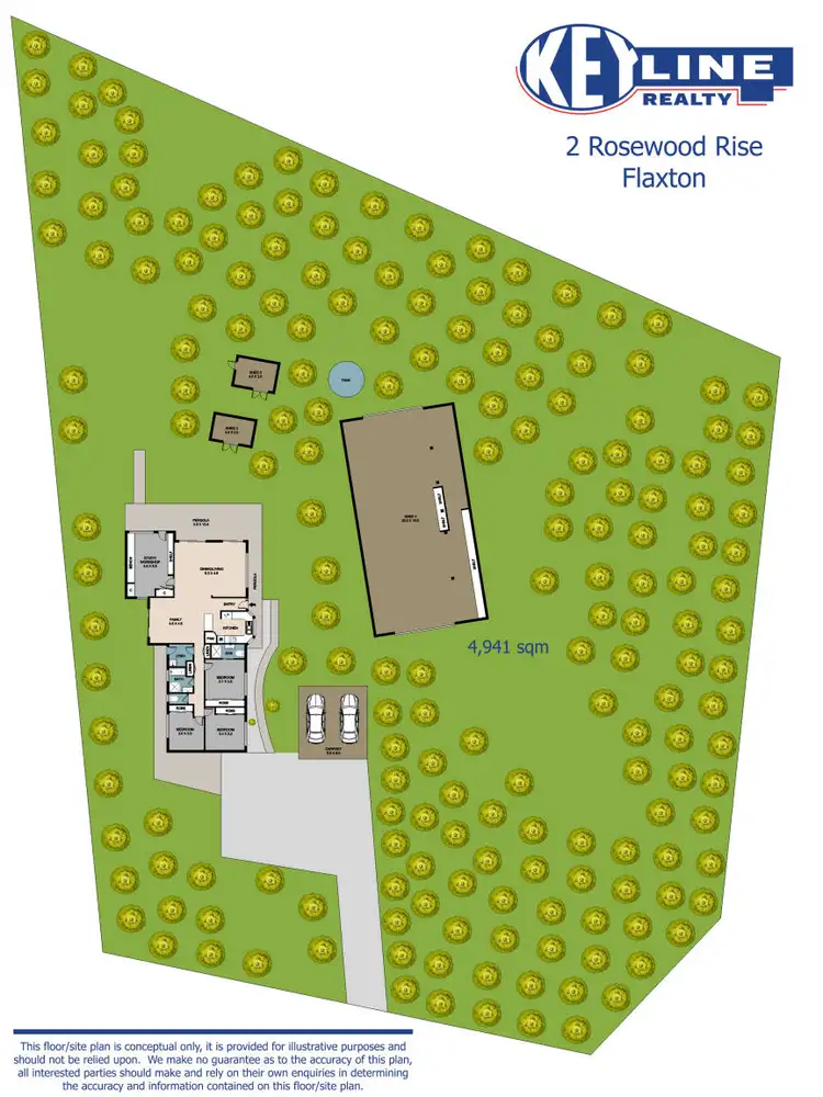 Floorplan of Homely house listing, 2 Rosewood Rise, Flaxton QLD 4560