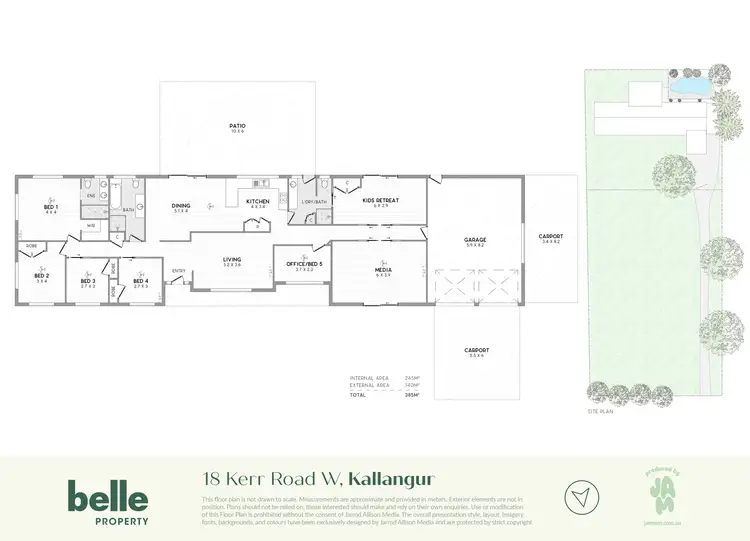 Floorplan of Homely house listing, 18 Kerr Road West, Kallangur QLD 4503