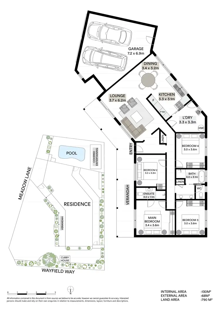 Floorplan of Homely house listing, 1 Wayfield Way, Port Macquarie NSW 2444