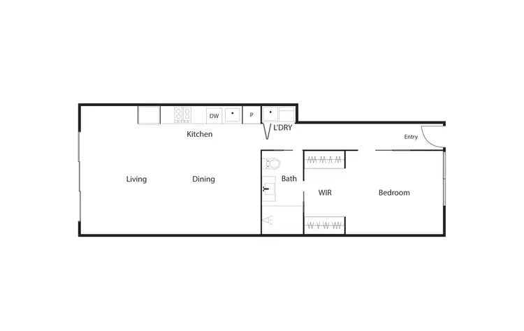 Floorplan of Homely unit listing, 2/52 Macleay Street, Turner ACT 2612