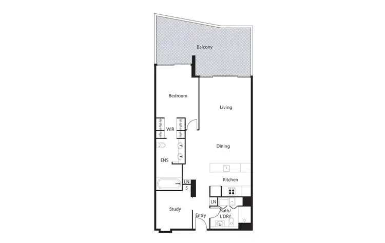 Floorplan of Homely unit listing, 407/19 Marcus Clarke Street, Acton ACT 2601