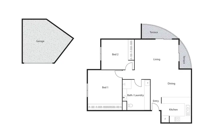 Floorplan of Homely apartment listing, 10/143 Port Jackson Circuit, Phillip ACT 2606