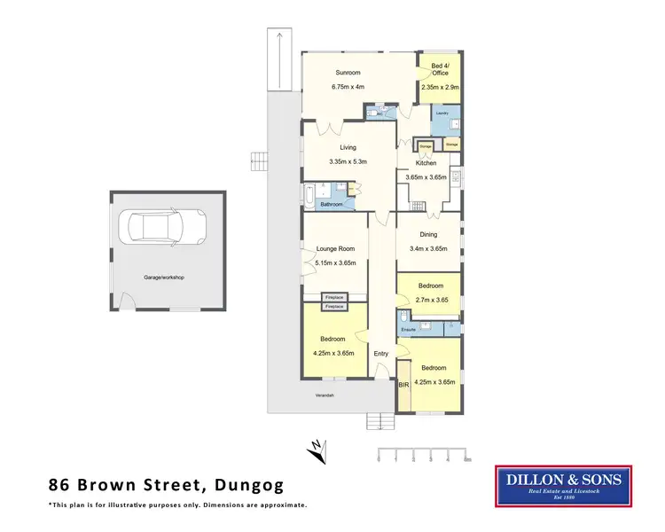 Floorplan of Homely house listing, 86 Brown Street, Dungog NSW 2420