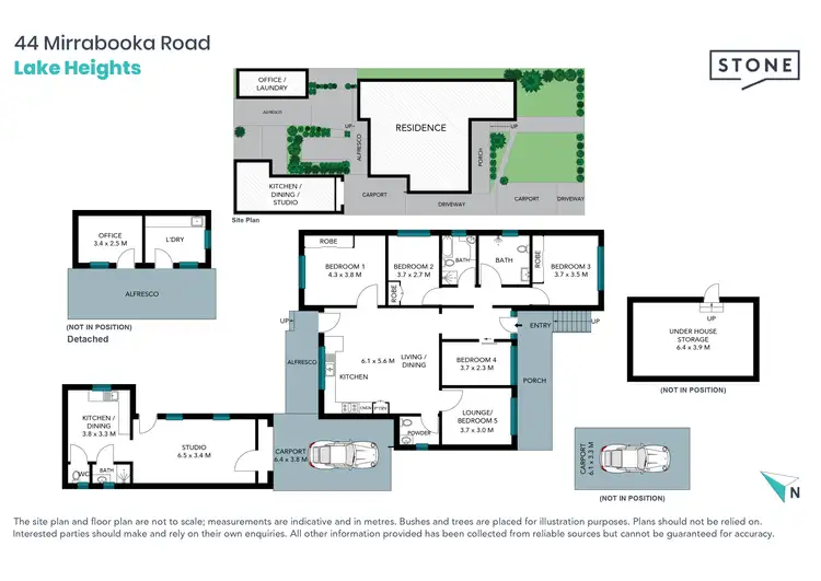 Floorplan of Homely house listing, 44 Mirrabooka Road, Lake Heights NSW 2502