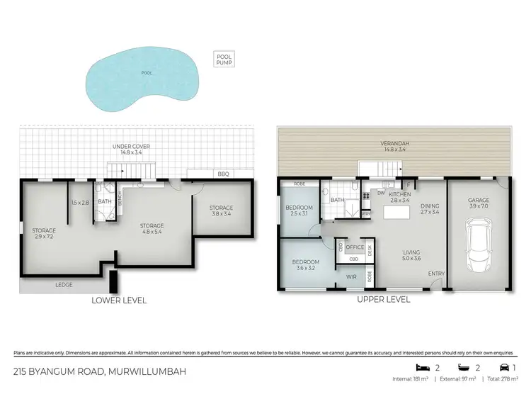 Floorplan of Homely house listing, 215 Byangum Road, Murwillumbah NSW 2484