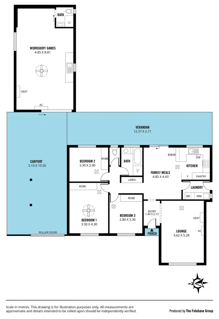 Floorplan of Homely house listing, 34 Merlot Street, Reynella East SA 5161