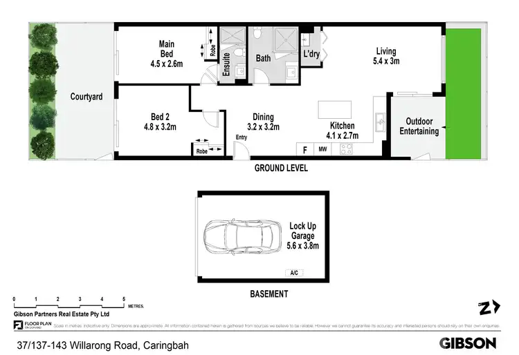 Floorplan of Homely unit listing, 37/137-143 Willarong Road, Caringbah NSW 2229