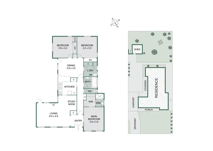 Floorplan of Homely house listing, 54 Nirringa Avenue, Aspendale VIC 3195