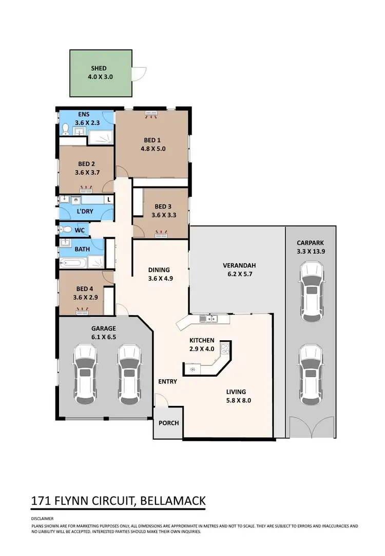 Floorplan of Homely house listing, 171 Flynn Circuit, Bellamack NT 832