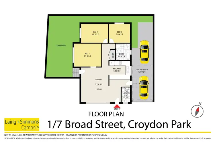 Floorplan of Homely villa listing, 1/7 Broad Street, Croydon Park NSW 2133