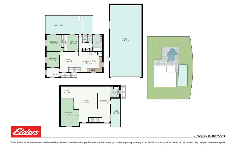Floorplan of Homely house listing, 43 Hughes Street, Yeppoon QLD 4703
