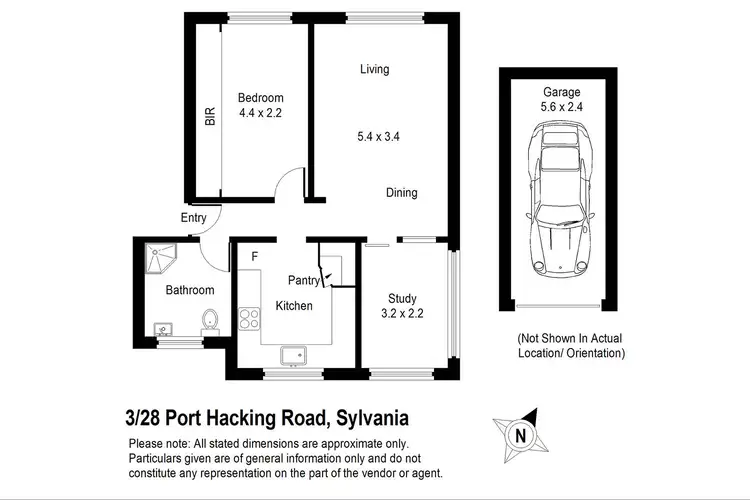 Floorplan of Homely unit listing, 3/28 Port Hacking Road, Sylvania NSW 2224