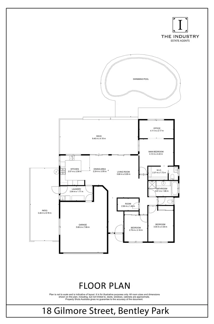 Floorplan of Homely house listing, 18 Gilmore Street, Bentley Park QLD 4869