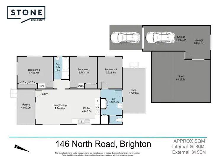 Floorplan of Homely house listing, 146 North Road, Brighton QLD 4017