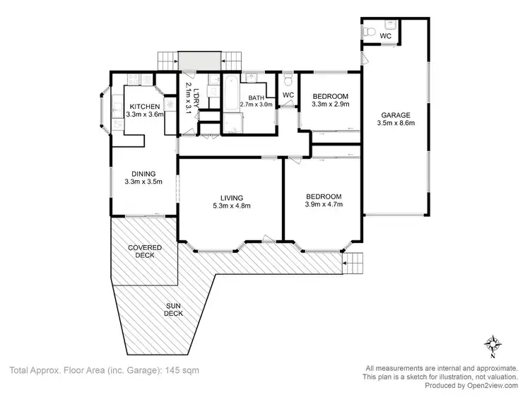 Floorplan of Homely house listing, 26 Jetty Road, Dodges Ferry TAS 7173