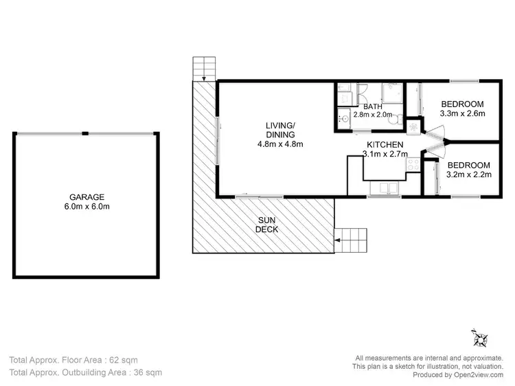 Floorplan of Homely house listing, 58 Ridge Road, Dodges Ferry TAS 7173