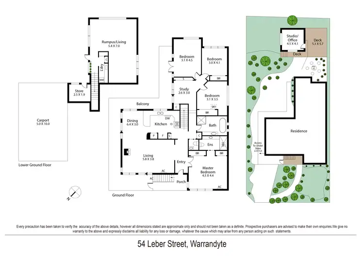 Floorplan of Homely house listing, 54 Leber Street, Warrandyte VIC 3113