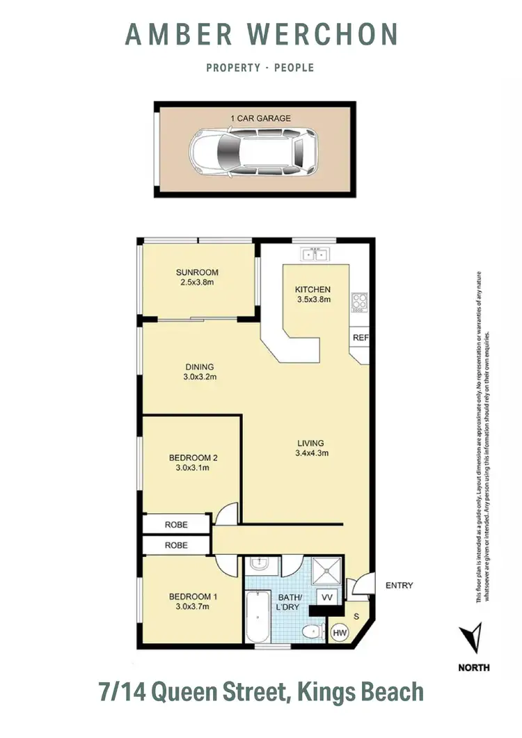 Floorplan of Homely unit listing, 7/14 Queen Street, Kings Beach QLD 4551