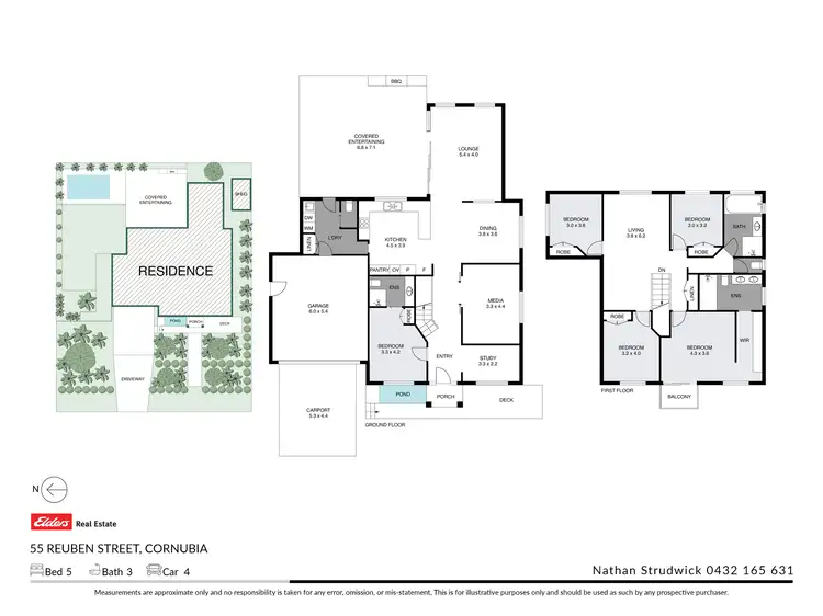 Floorplan of Homely house listing, 55 Reuben Street, Cornubia QLD 4130