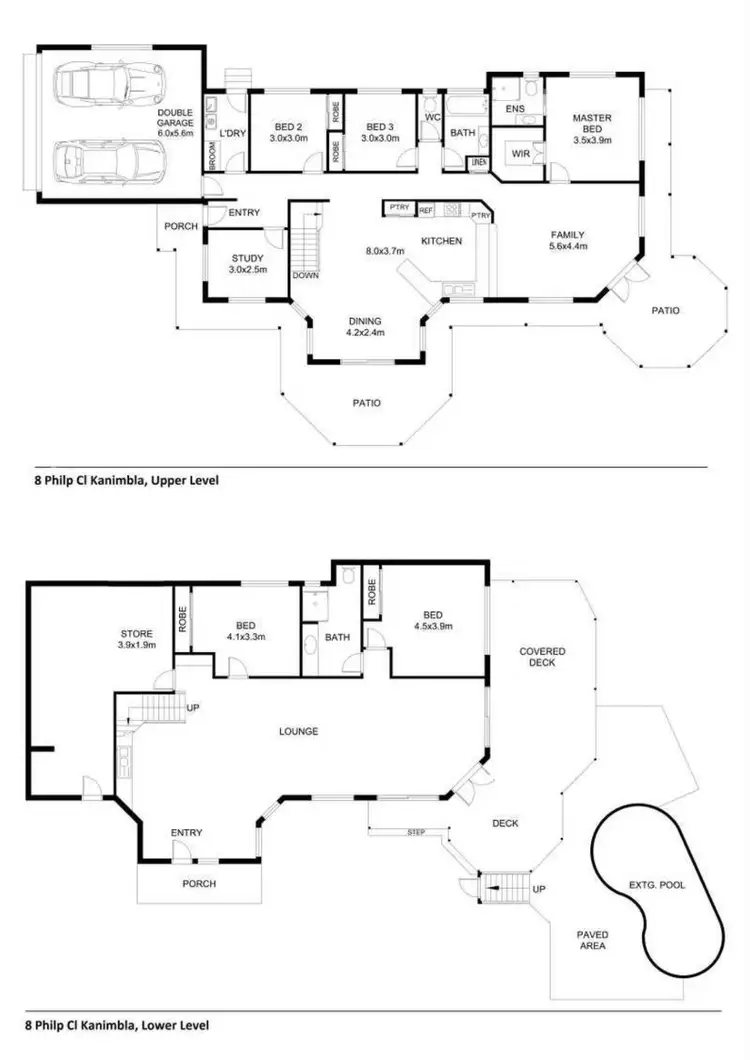 Floorplan of Homely house listing, 8 Philp Close, Kanimbla QLD 4870
