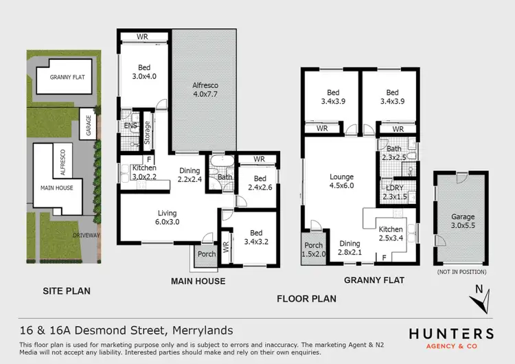 Floorplan of Homely house listing, 16 & 16A Desmond Street, Merrylands NSW 2160