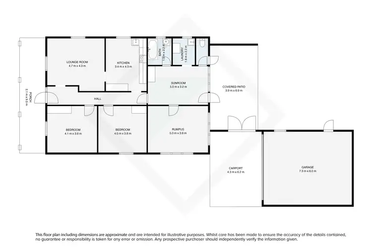 Floorplan of Homely house listing, 608 David Street, Albury NSW 2640