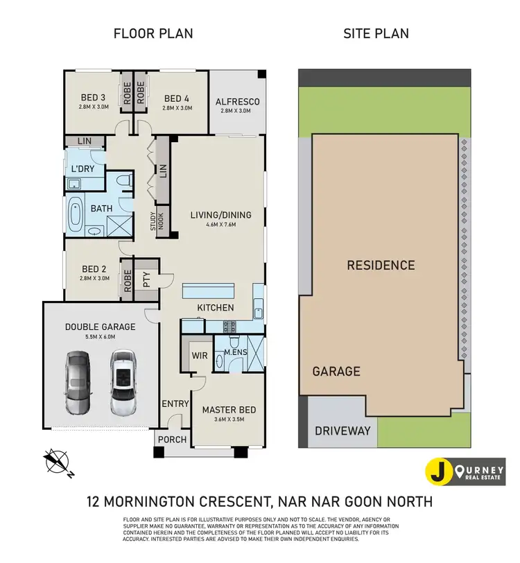 Floorplan of Homely house listing, 12 Mornington Crescent, Nar Nar Goon North VIC 3812
