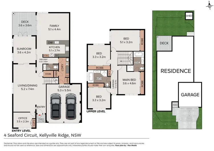 Floorplan of Homely house listing, 4 Seaford Circuit, Kellyville Ridge NSW 2155