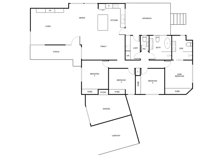 Floorplan of Homely house listing, 8 Boswell Crescent, Florey ACT 2615