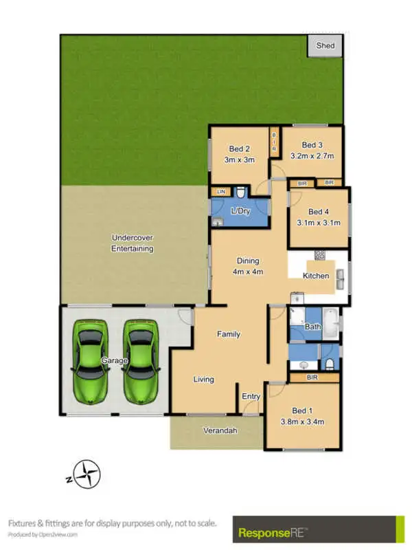 Floorplan of Homely house listing, 5 Citrus Street, Quakers Hill NSW 2763
