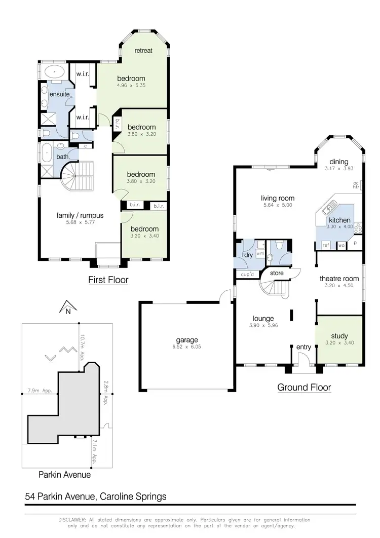 Floorplan of Homely house listing, 54 Parkin Avenue, Caroline Springs VIC 3023