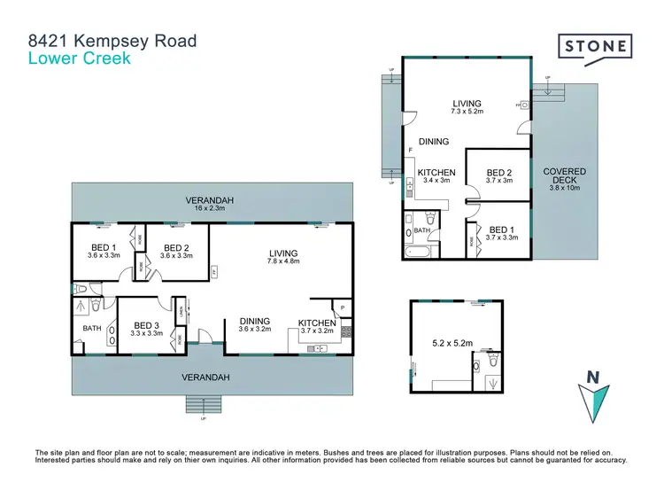 Floorplan of Homely rural property listing, 8421 Kempsey Road, Lower Creek NSW 2440