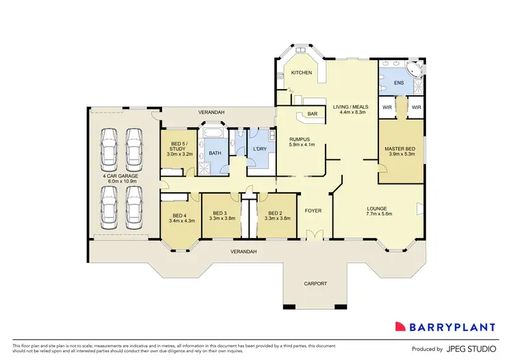 Floorplan of Homely house listing, 14 Castlewellan Boulevard, Hillside VIC 3037