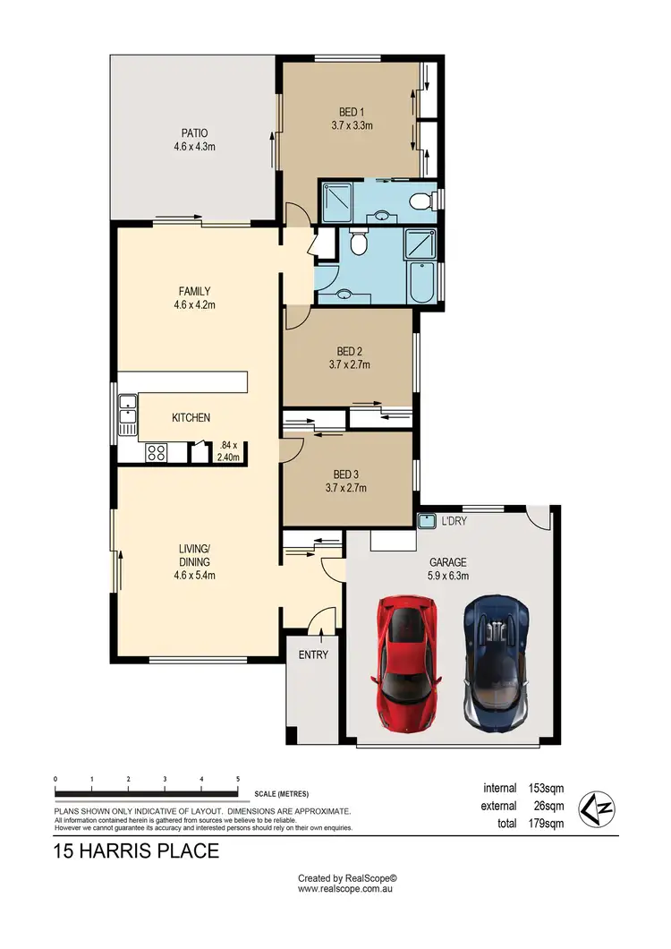 Floorplan of Homely house listing, 15 Harris Place, Seventeen Mile Rocks QLD 4073